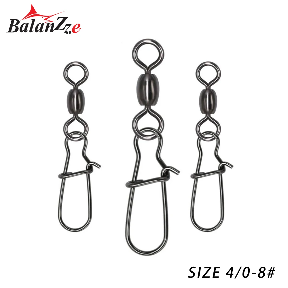 Balanzze Conector Acero Inoxidable para Pesca Señuelos Gancho - imagen 2