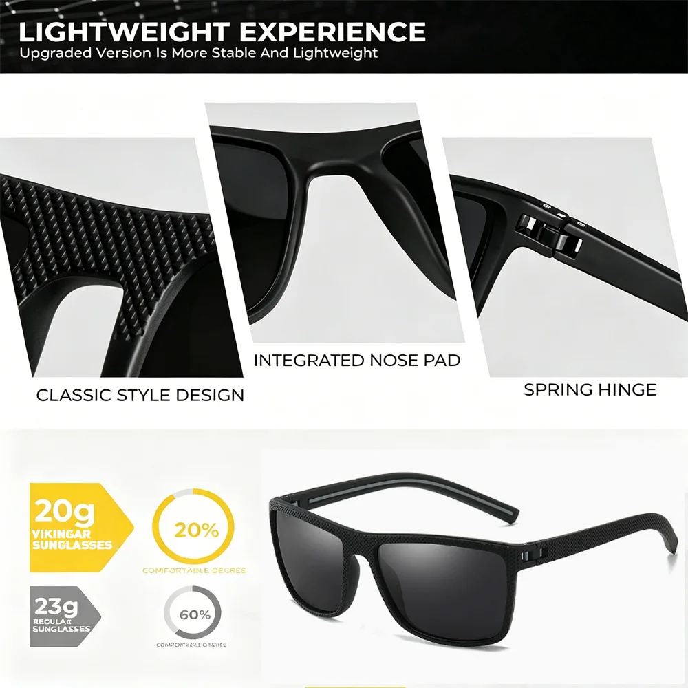 Vista de lentes polarizadas para exterior