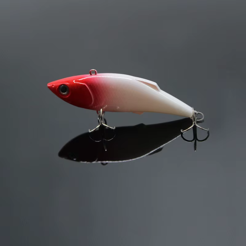Crankbait wobbler rojo VIB realista para lubina Trebl - imagen 3