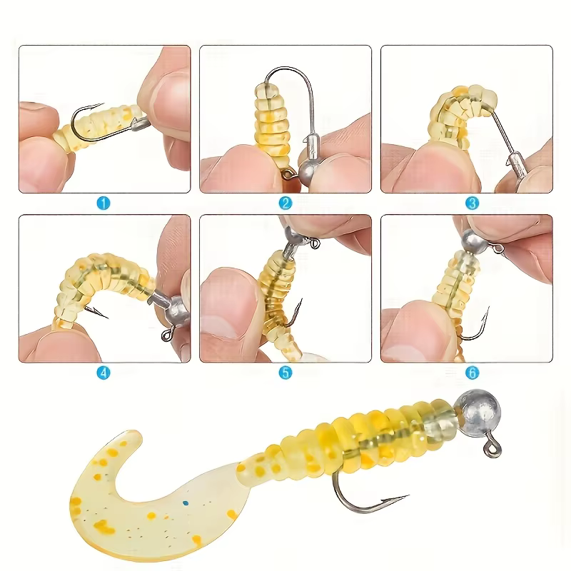 Anzuelos Jig Head Redondos Acero Alto Carbono – Para Vinilo y Swimbait - imagen 5