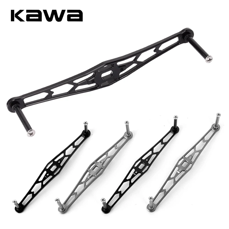 Mango baitcasting Kawa de aluminio sin pomo para DIY de carrete