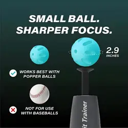 Entrenador de bateo y lanzamiento automático de béisbol portátil