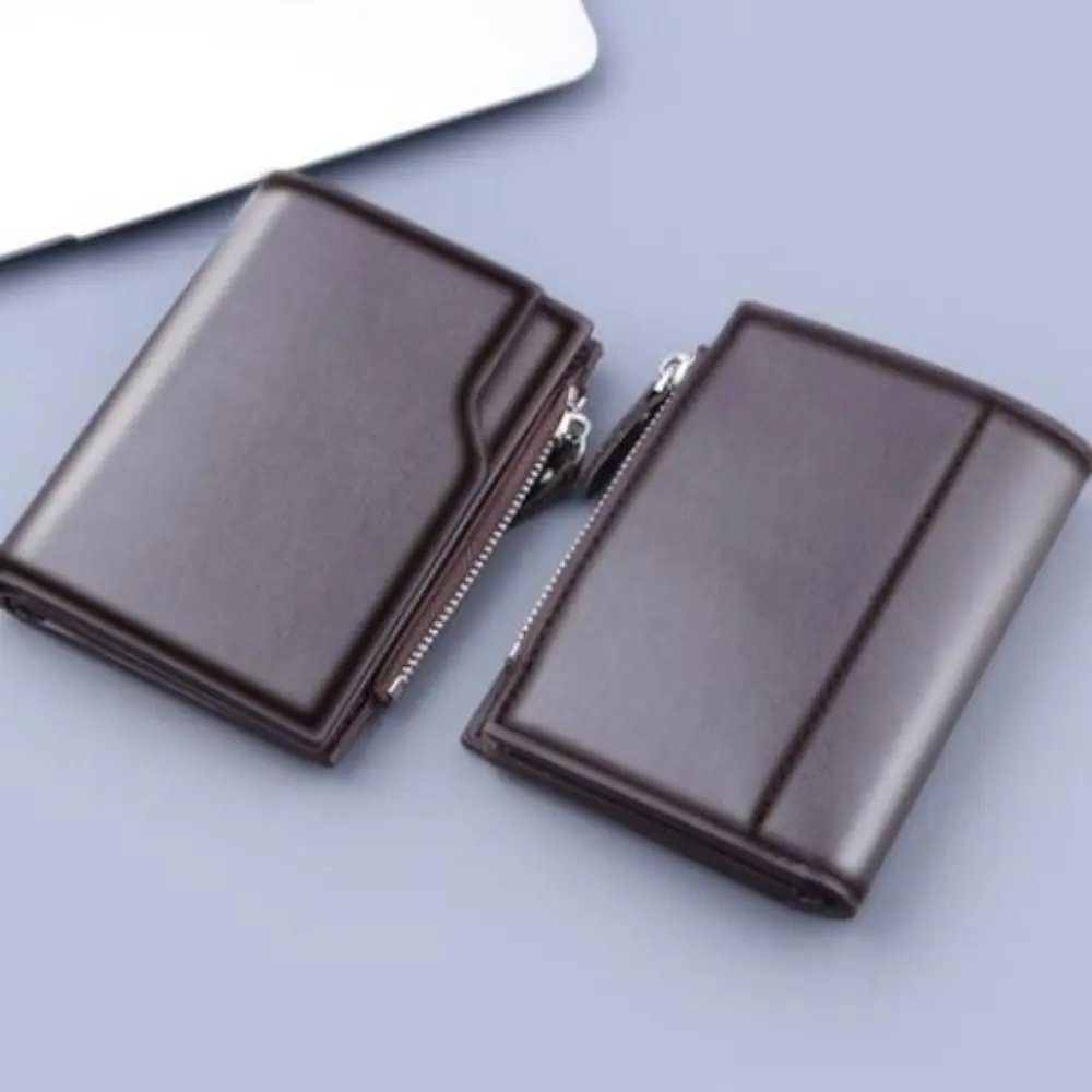 Cartera en los tonos café y negro indicados