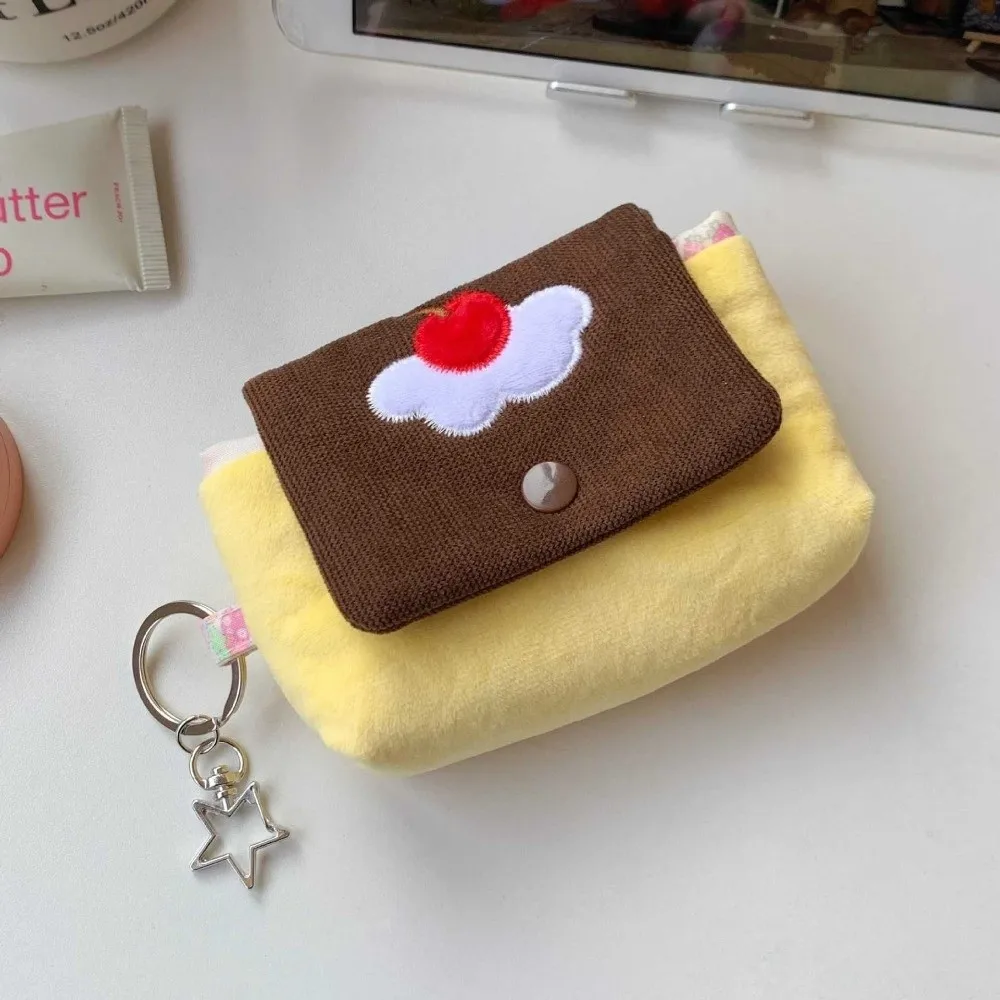 Monedero mini de pudín de cereza, esponjoso y multifuncional - imagen 3