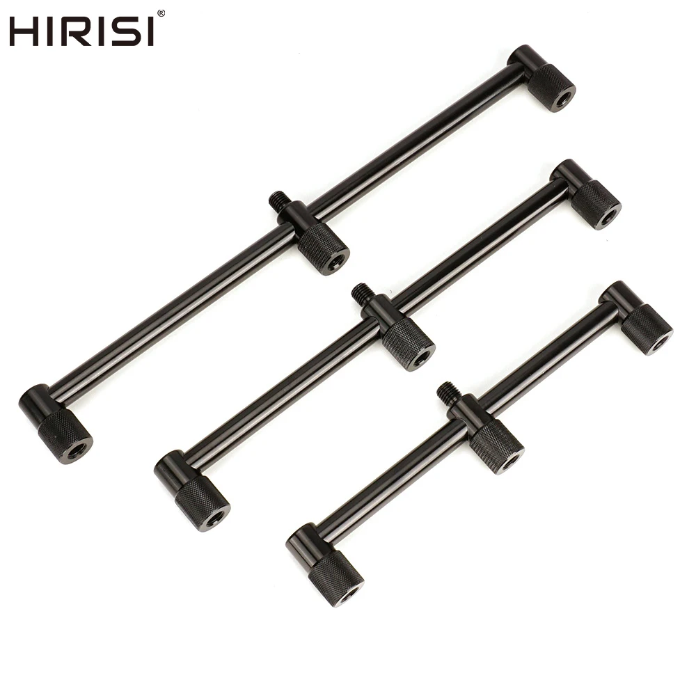 Barra de aluminio para pesca de carpa, conjunto de 2 unidades