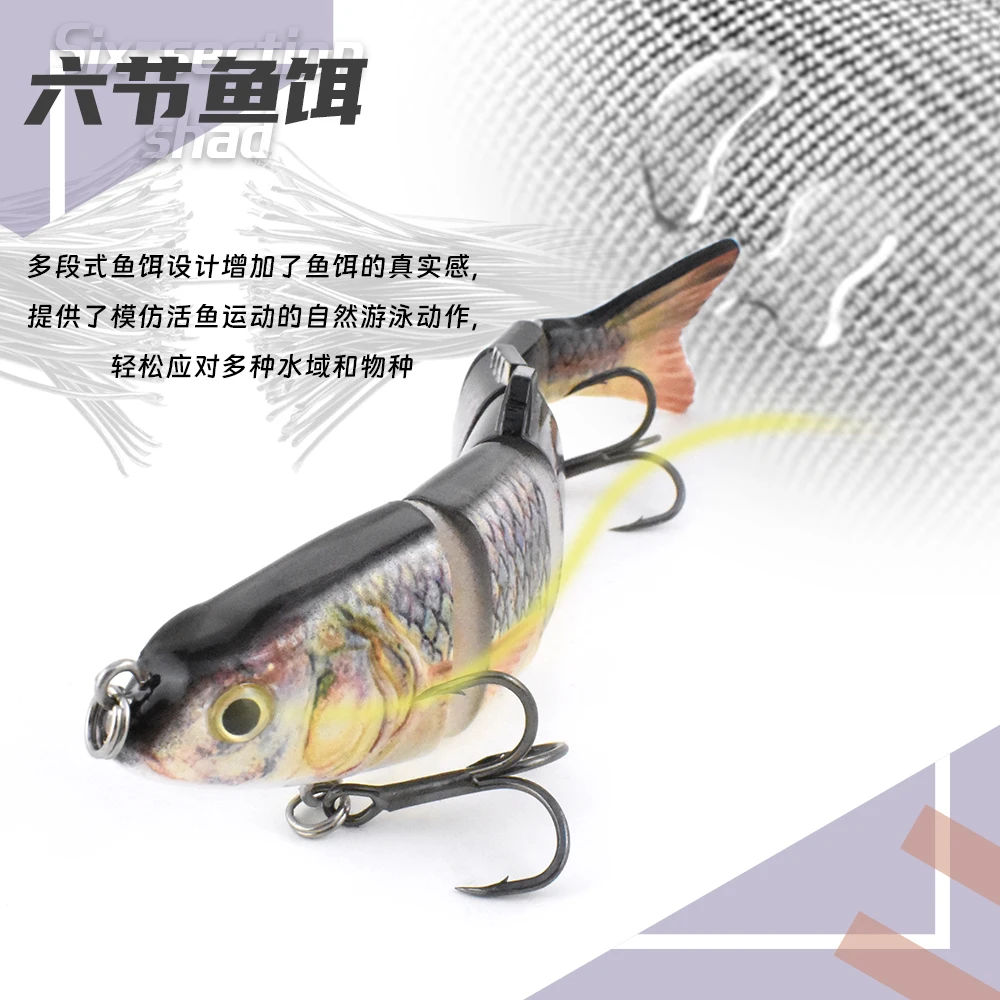 Wobblers se hunden con crankbait y swimbait segmentado - imagen 2
