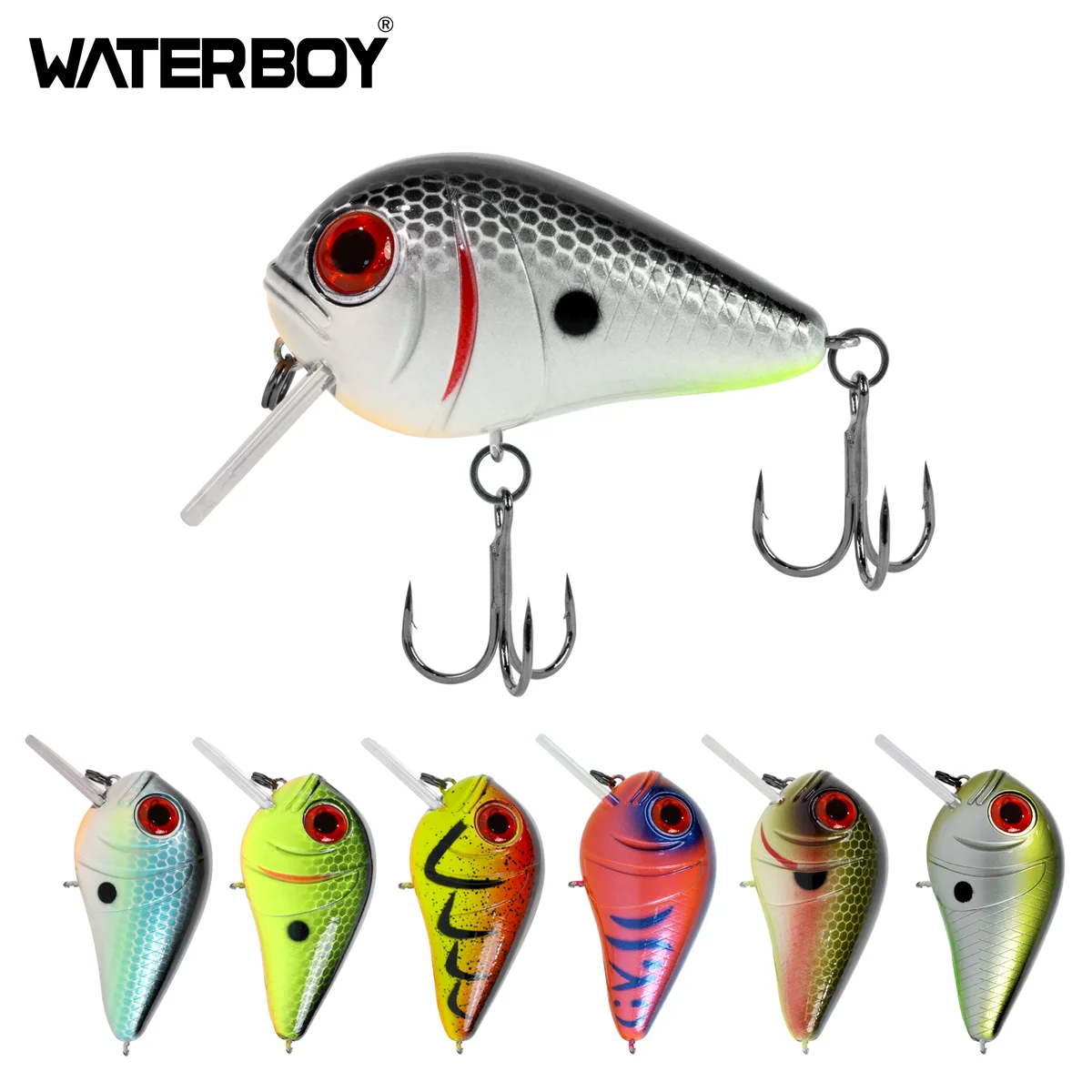 WATERBOY Crazy Crankbaits – Señuelo pececillo mini - imagen 3