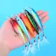 Minnow Wobbler con anzuelos de plumas Crankbait Swimbait - imagen 5