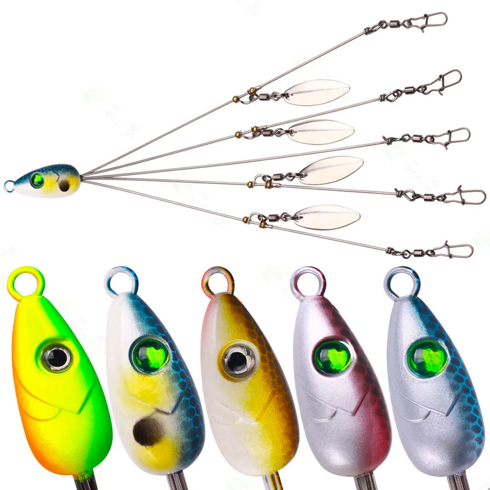 Alabama Rig – Señuelo artificial para pesca en agua dulce y salada - imagen 5