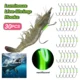 Anzuelos luminosos para camarones vivos de acero carbono alto