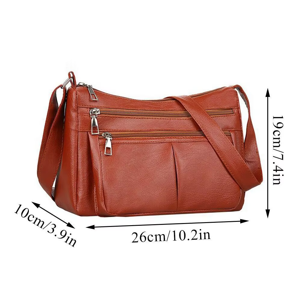 Bolso bandolera resistente al agua de piel sintética para mujer - imagen 5