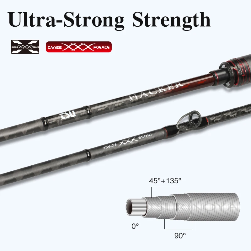 Caña spinning TSURINOYA Seabass Hacker II 732L lance largo - imagen 3