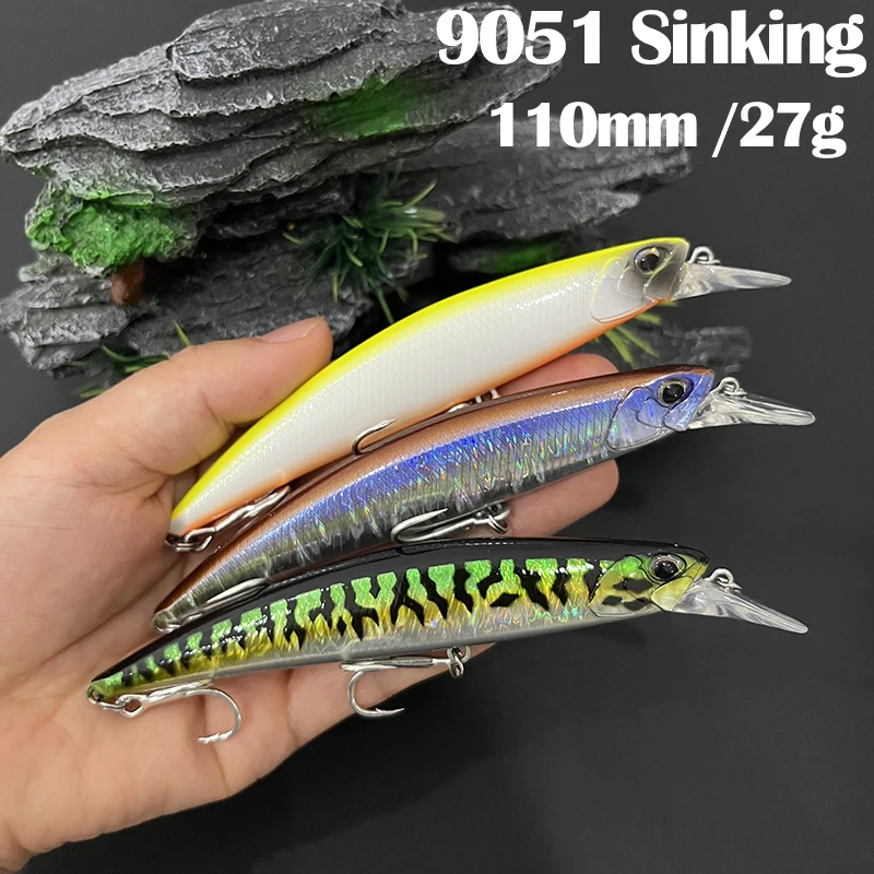 Wobbler Pececillo hundido 110 mm – Cebo duro para lucio