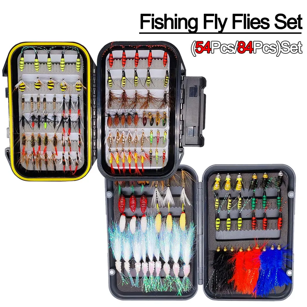 Surtido de moscas para pesca con mosca