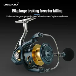 Carrete Spinning Carpa Deukio – Cuerpo monolítico sin huecos