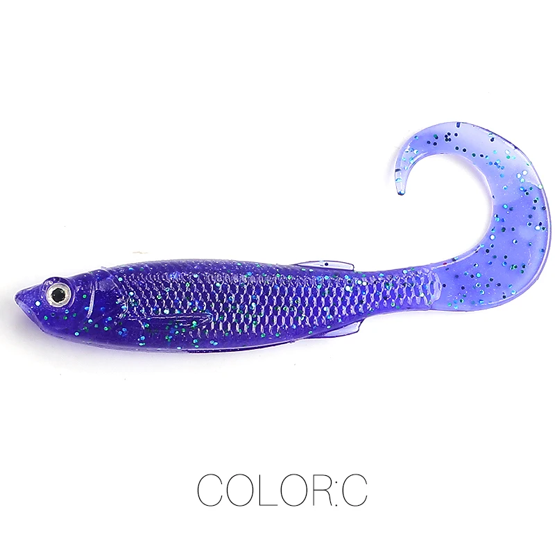 Señuelo blando XZD Luya 6,5 cm para lucio y zander - imagen 2