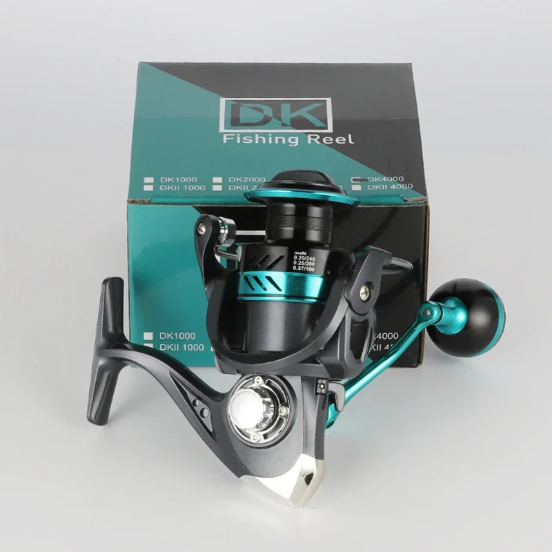 Carrete GLS DK Spinning 5,2:1 – 22 lbs arrastre CNC agua dulce salada - imagen 5