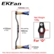 Manivela baitcasting Ekfan fibra carbono, perilla titanio - imagen 4