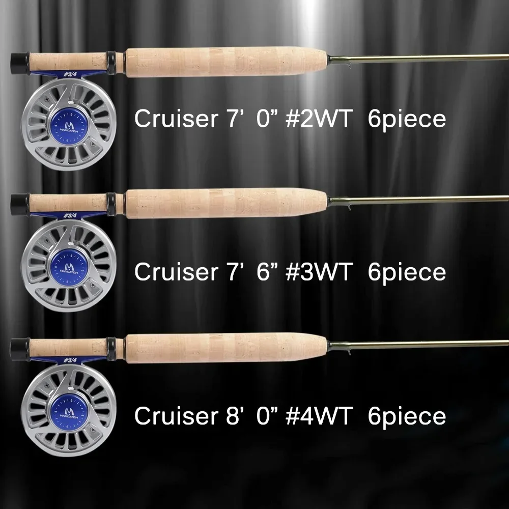 MAXCATCH Cruiser Caña de mosca de acción rápida fibra carbono IM10 - imagen 4