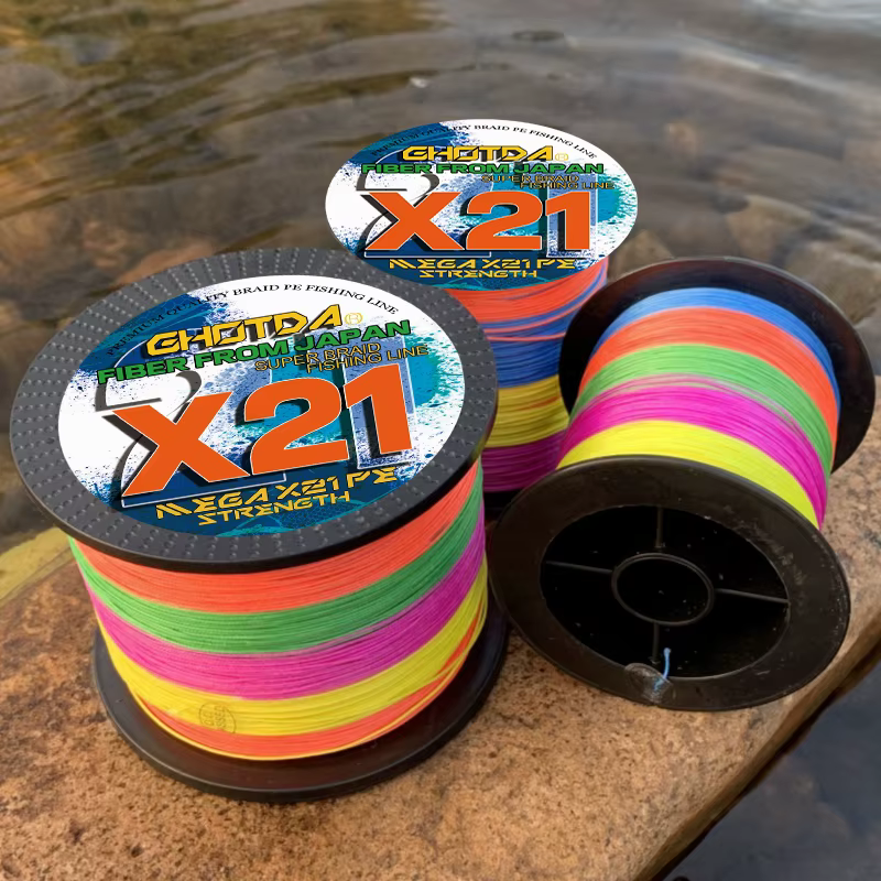 Trenzado multifilamento hueco PE X21 para carpfishing - imagen 5