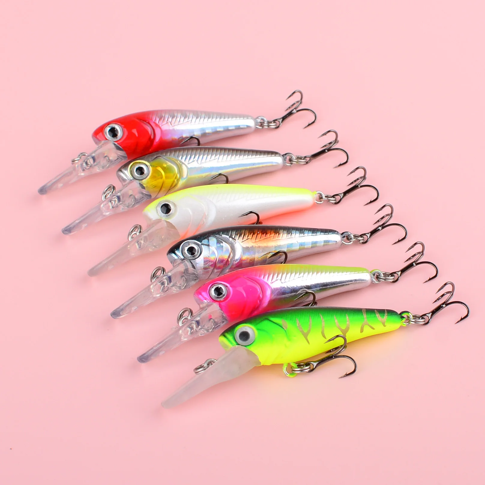 Señuelo Minnow Crank Wobbler jerkbait para lubina y lucio - imagen 3