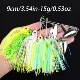 Spinnerbait metálico giratorio para lucio – señuelo duro - imagen 4