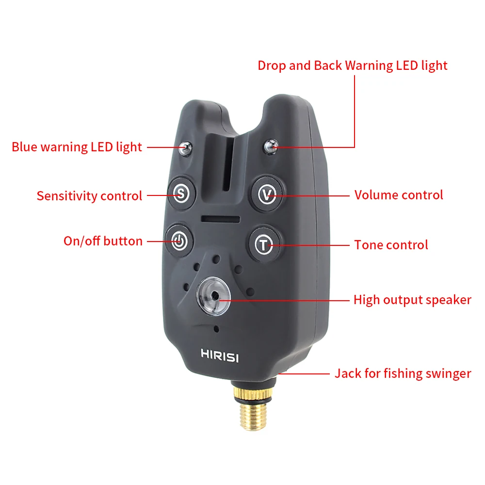 Jack de 2,5 mm para swinger en alarma de pesca