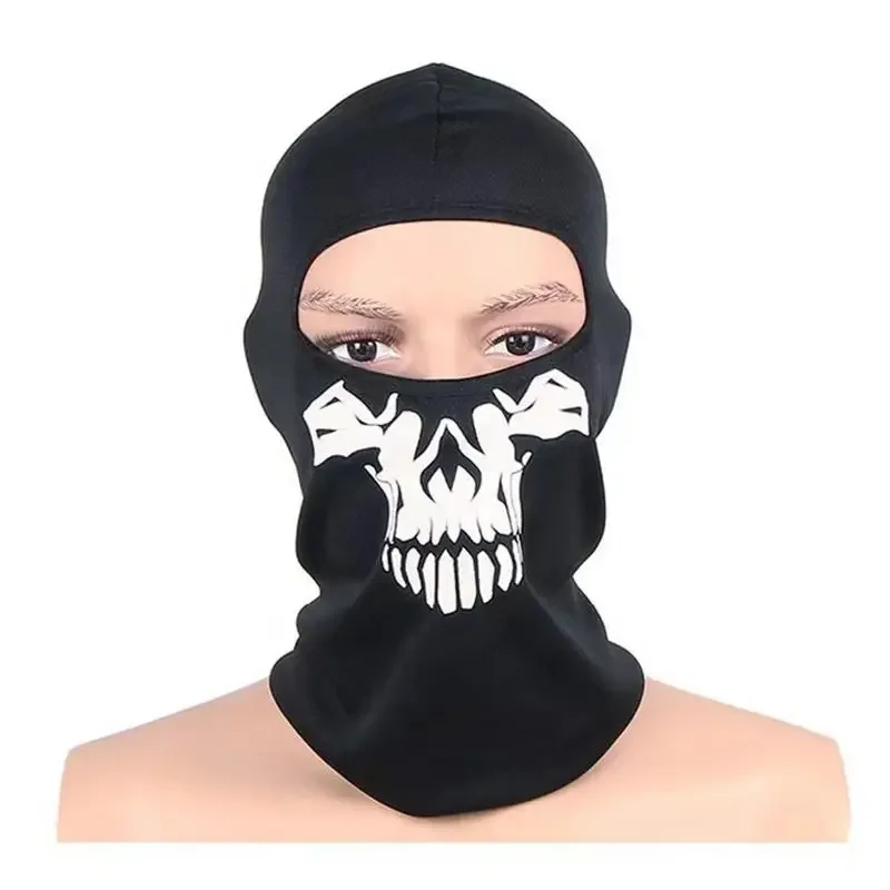Mascarilla térmica con diseño de calavera fantasma