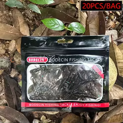 Señuelo Grub Worm Jig con doble pala vibradora para lubina