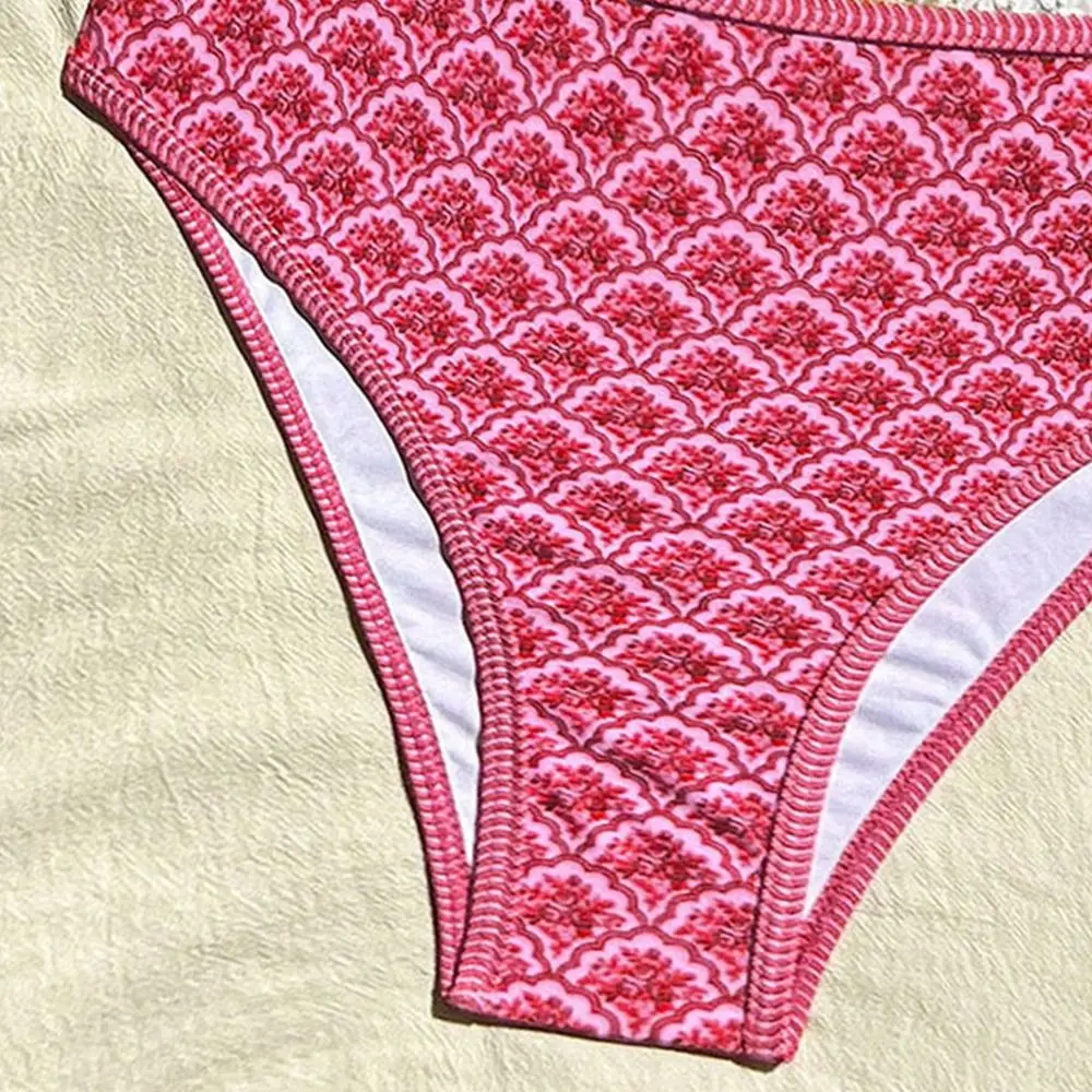 Braga cintura alta rojo rosado