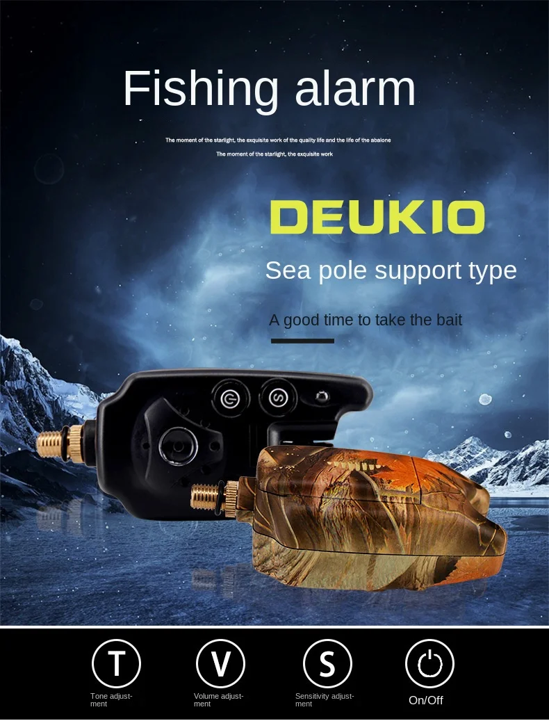 Detalle de controles de la alarma DEUKIO