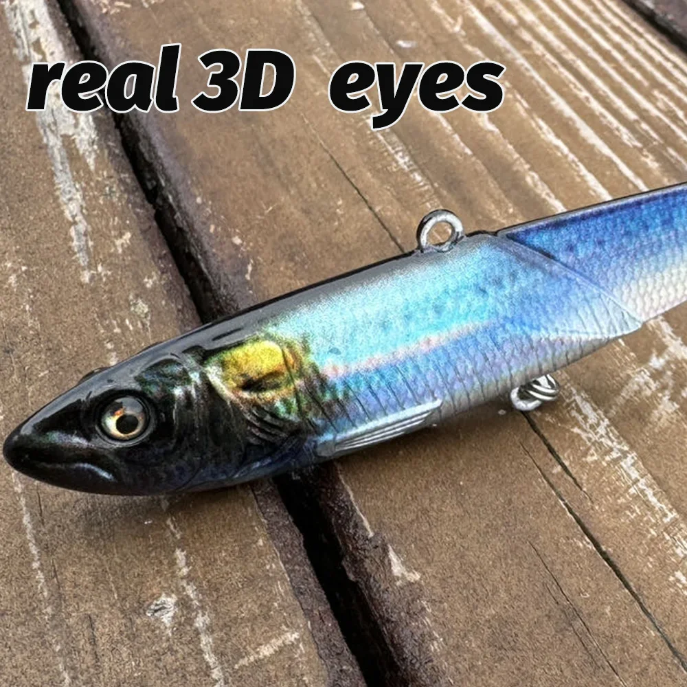 Señuelo Jig VIB metálico con ojo 3D – Cuchara giratoria con láser - imagen 4