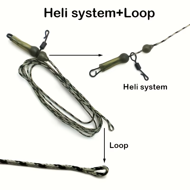 Montaje helicóptero Rigtrip – Leadcore y giratorios quick change carpa - imagen 4