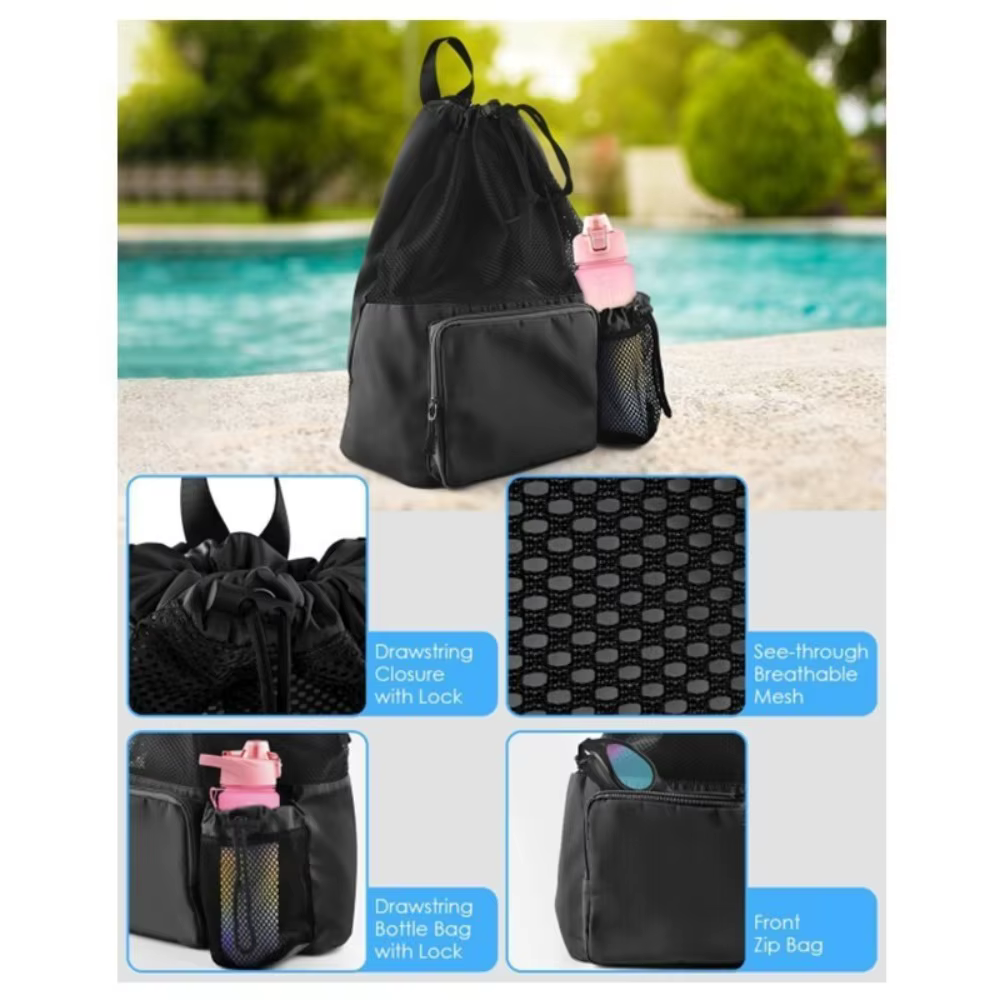 Bolso dentro de una bolsa de gimnasio
