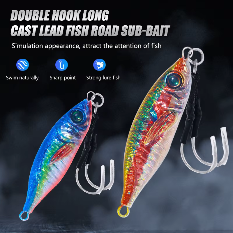 Cebo Shore Casting Jig Metal 30-80g para lubina y trucha - imagen 3