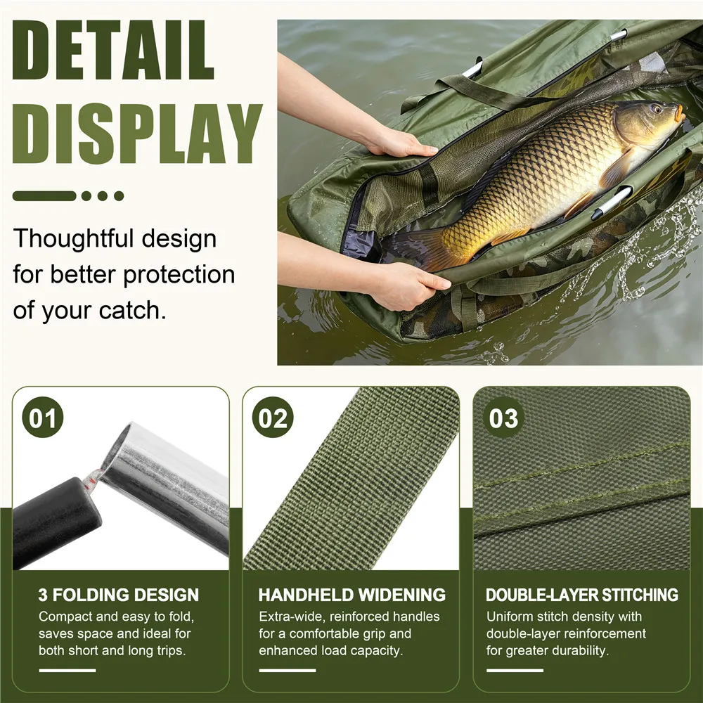 Bolsa de pesaje Camo plegable resistente para torneos y carpas - imagen 3