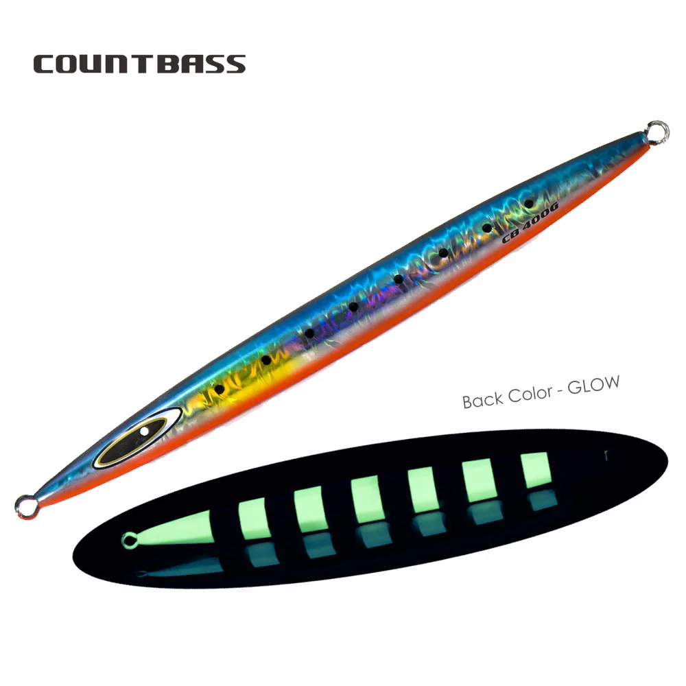 COUNTBASS Jig Vertical Luminoso para Pesca Salada - imagen 2