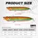 Hunthouse SLAP WALKER Popper flotante para pesca en agua salada - imagen 4