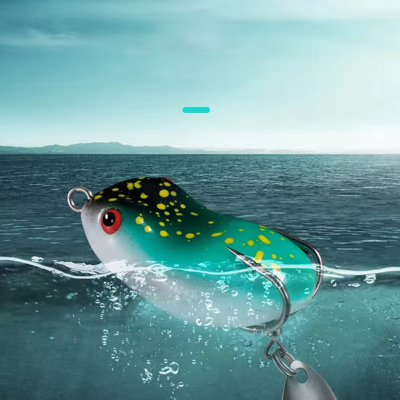 Señuelo rana trueno OUTKIT-Mini – 7/12g doble gancho topwater - imagen 4