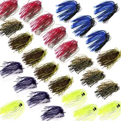 Faldas de silicona para spinnerbait – Kit de recambio para pesca de lubina