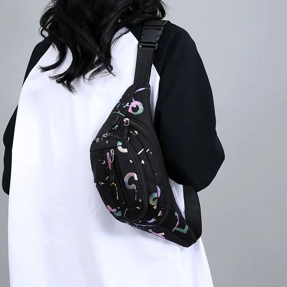 Riñonera deportiva impermeable para mujer con compartimentos