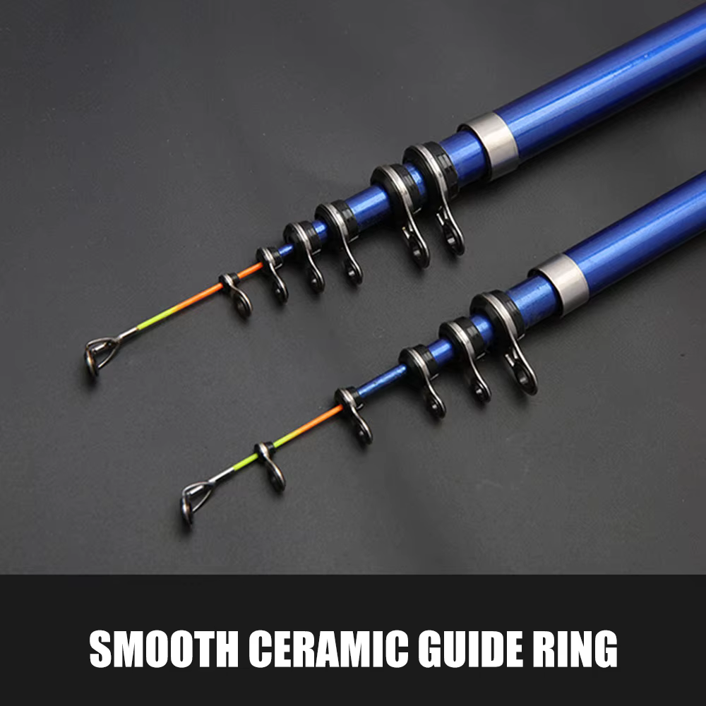 Caña pescar telescópica de carbono ligera – Ideal para pesca nocturna - imagen 3