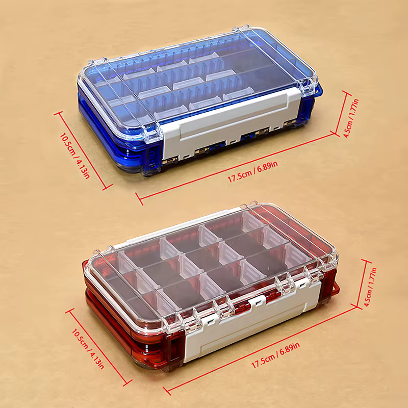 Caja de aparejos impermeable para pesca con mosca y carpa - estuche - imagen 4
