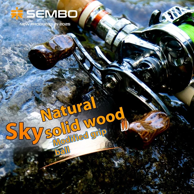 Señuelo Samba Rueda giratoria madera natural ultraligera para carrete