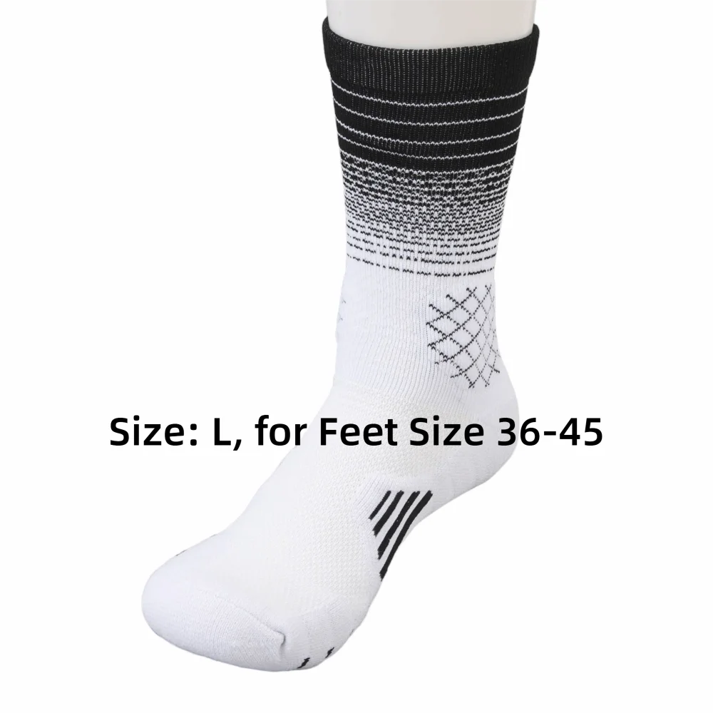 Calcetines de baloncesto acolchados y transpirosos