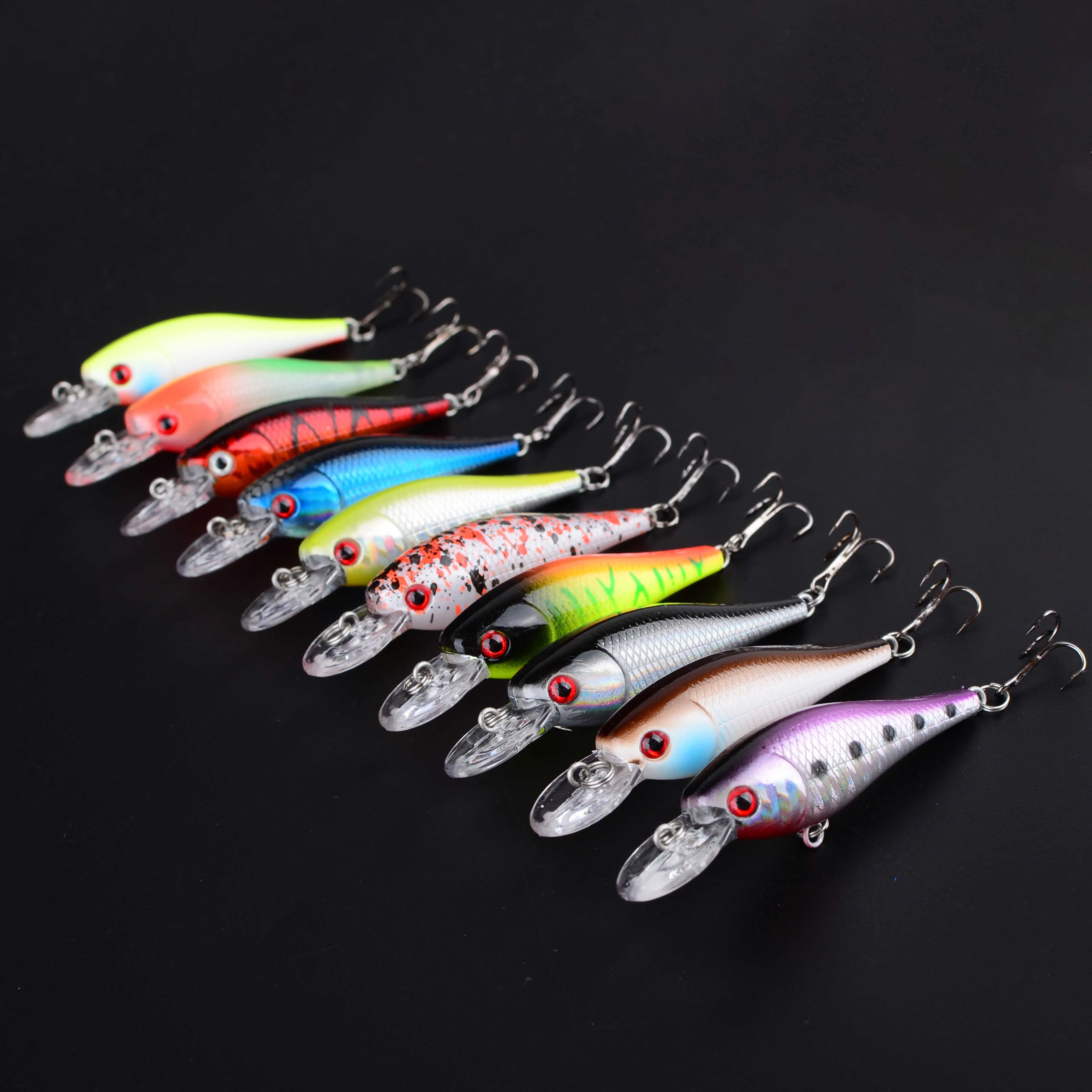 Wobbler Minnow Crank para lubina, lucio y carpa – swimbait - imagen 3