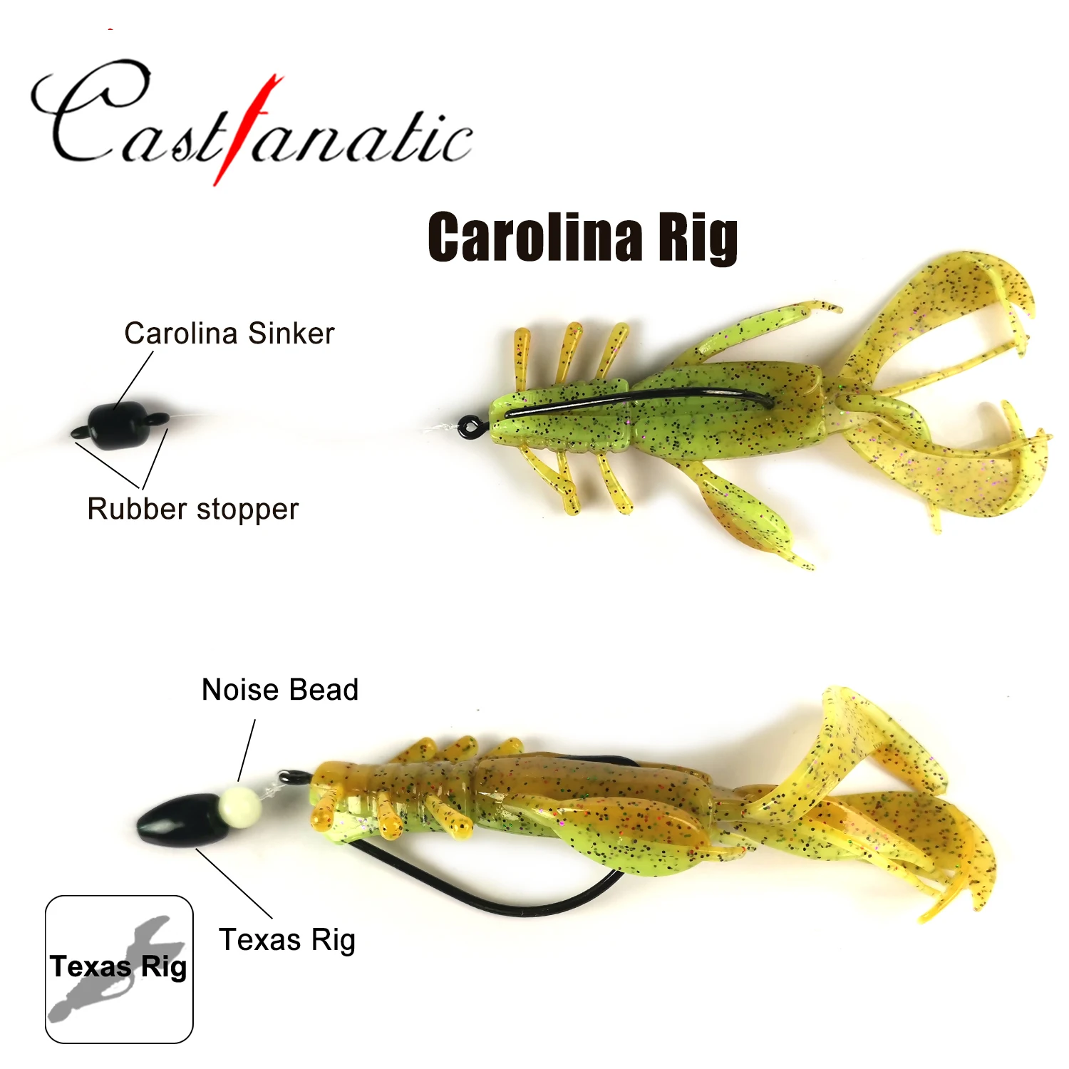 Castfanic Monarch Cray – Señuelo flotante cangrejo para black bass