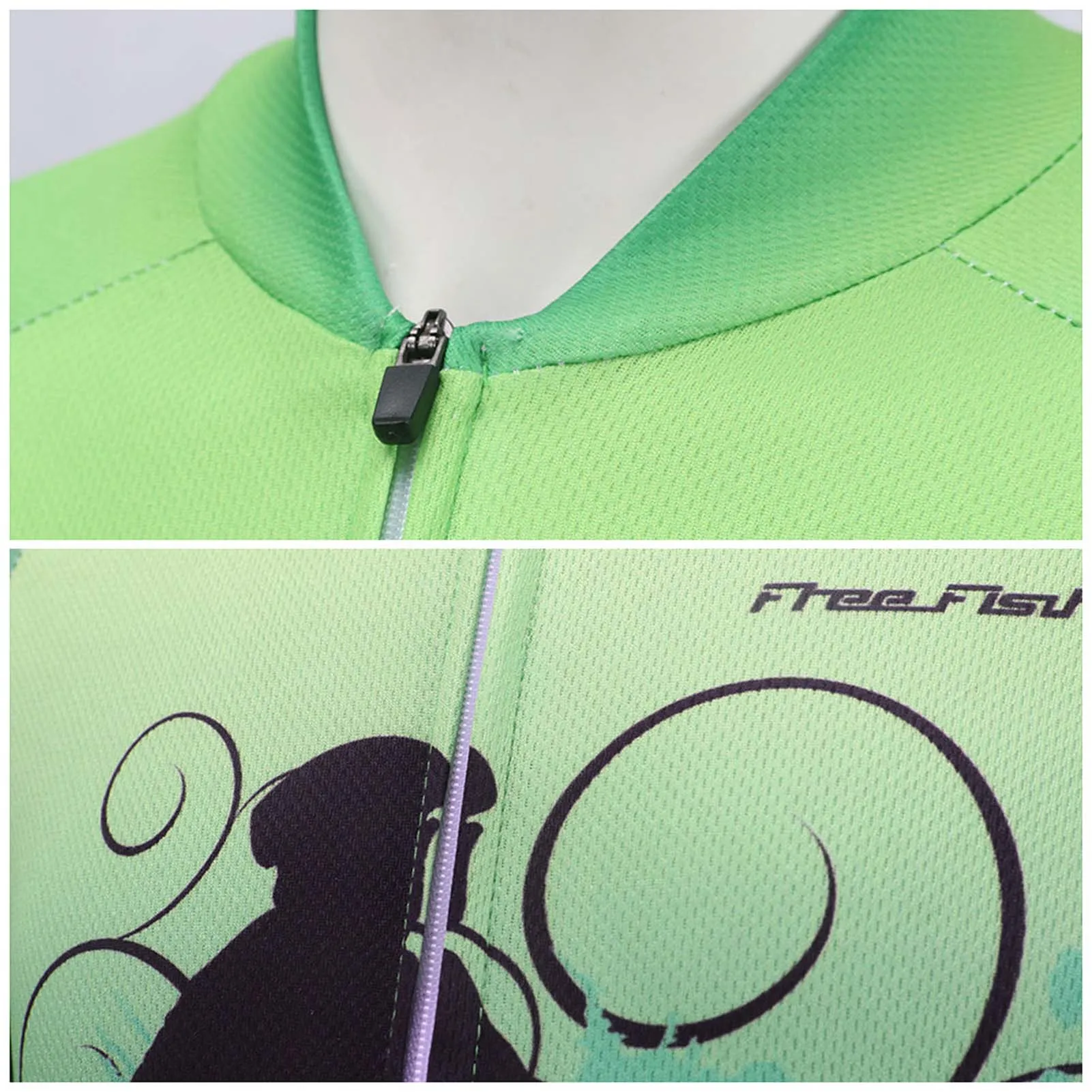 FREE FISHER Maillot ciclismo infantil manga corta transpirable - imagen 3