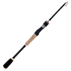 Caña telescópica de carbono ultraligera para jigging y surf en costa