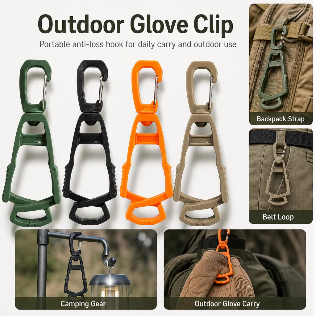 Gancho Antipérdida de Guantes en POM – Clips Resistentes para Herramientas - imagen 4
